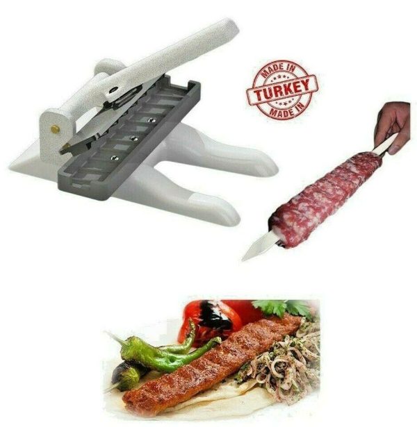 Kebab Maker BBQ Stringer - Medium, White