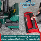 Throwerblade Snowplow Kit With Blade And Hardware - 22 To 32-inch 2-Stage And 3 Stage Snowblower Attachment