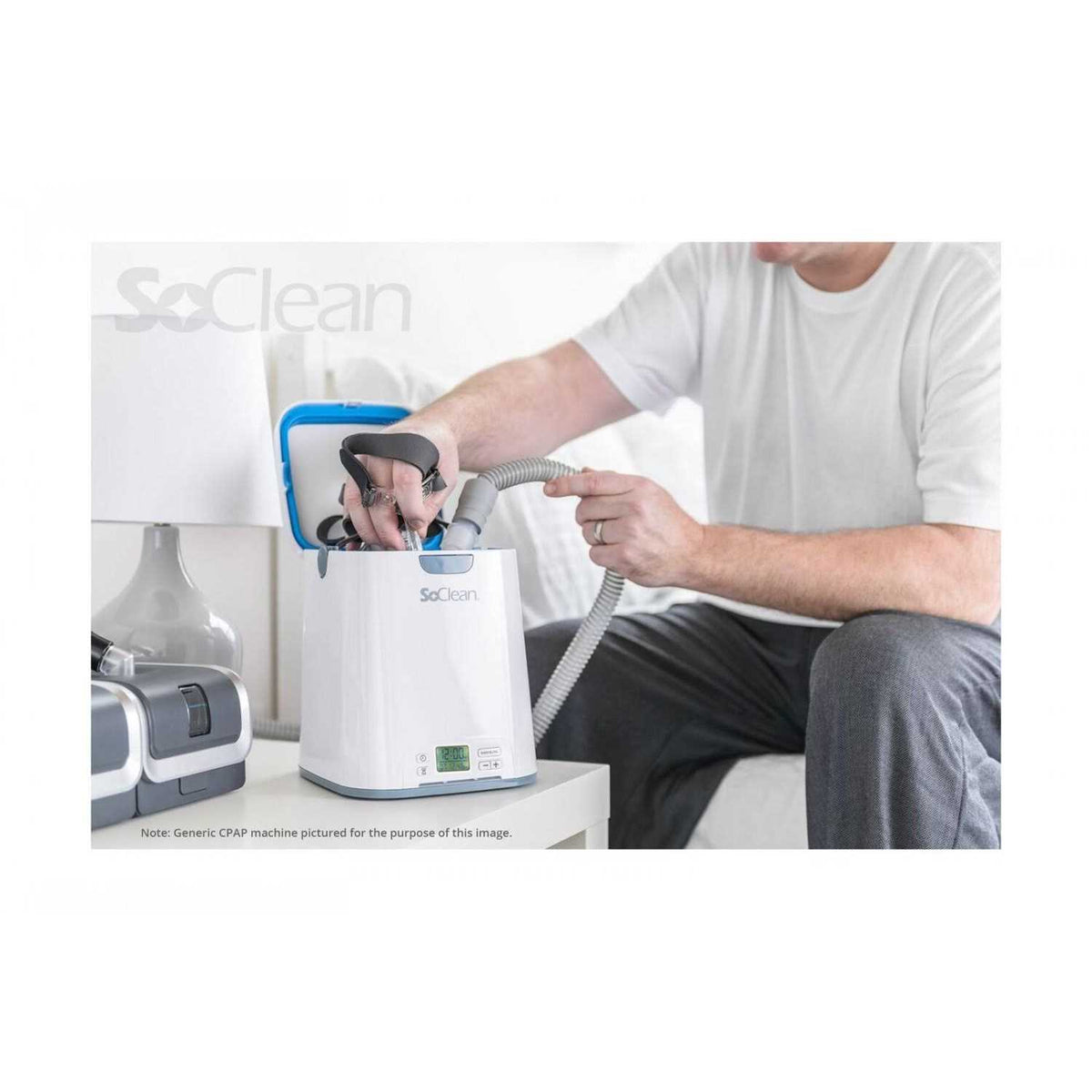 SoClean 2 Automatic CPAP Cleaner Sanitizer With DreamStation Tubing Adapter