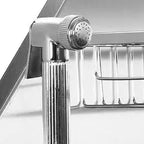 Cuisinaid 50-Inch Stainless Steel Dog Grooming Tub With Ramp, Faucet And Drain Kit