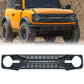 AMERICAN MODIFIED Tomahawk Grille With Lights for 2021-2024 Ford Bronco Without Front Camera - Matte Black
