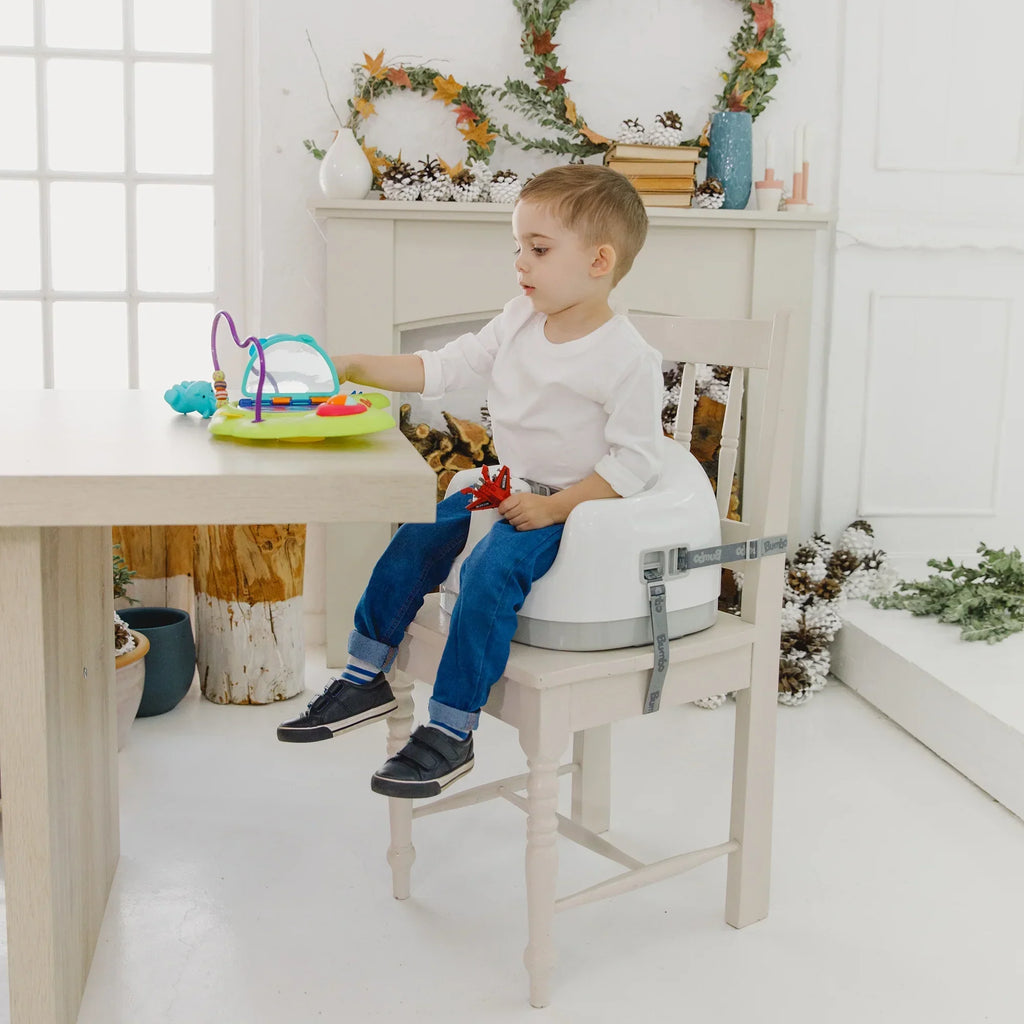 Bumbo 3-In-1 Adjustable Baby And Toddler Booster Seat/High Chair, Hemlock, 13 x 13 x 11 inches