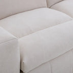 134in Wide Reversible Modular Sectional With Ottoman