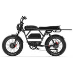 Lankeleisi Fat Tire E-Mountain Bike, 1000W Dual Motor, 45Ah Battery - X-Black Knight