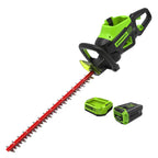 Greenworks Cordless Battery Hedge Trimmer 60V 26 inch With 2.0Ah Battery & Charger