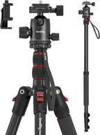 71in Foldable Aluminum Camera Tripod And Monopod