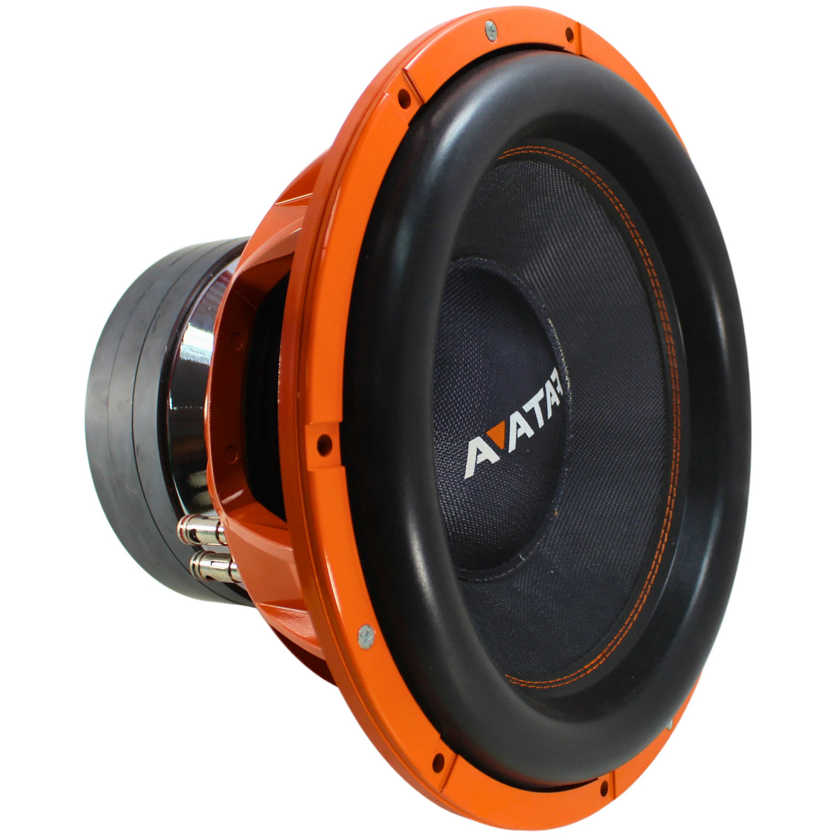 Avatar Tsunami Series 15in 3000W RMS 2-Ohm DVC Orange Subwoofer - AT-STU-1546-D2