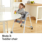 Ingenuity SmartClean Trio Elite 3-in-1 Convertible High Chair, Toddler Chair, And Booster Seat - Slate
