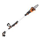 WORX 2-in-1 Cordless 8 Inch Pole Saw, Black And Orange - WG349