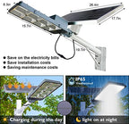 SUSVQLXG Solar LED Street Flood Light 450W 528 LEDs 20000 Lumens 6500K - SUSVQLXG 450