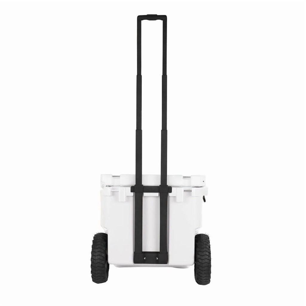 RovR RollR 45-Qt Wheeled Cooler With Handle And Collapsible LandR Bin - Powder - 45PROLLRWB