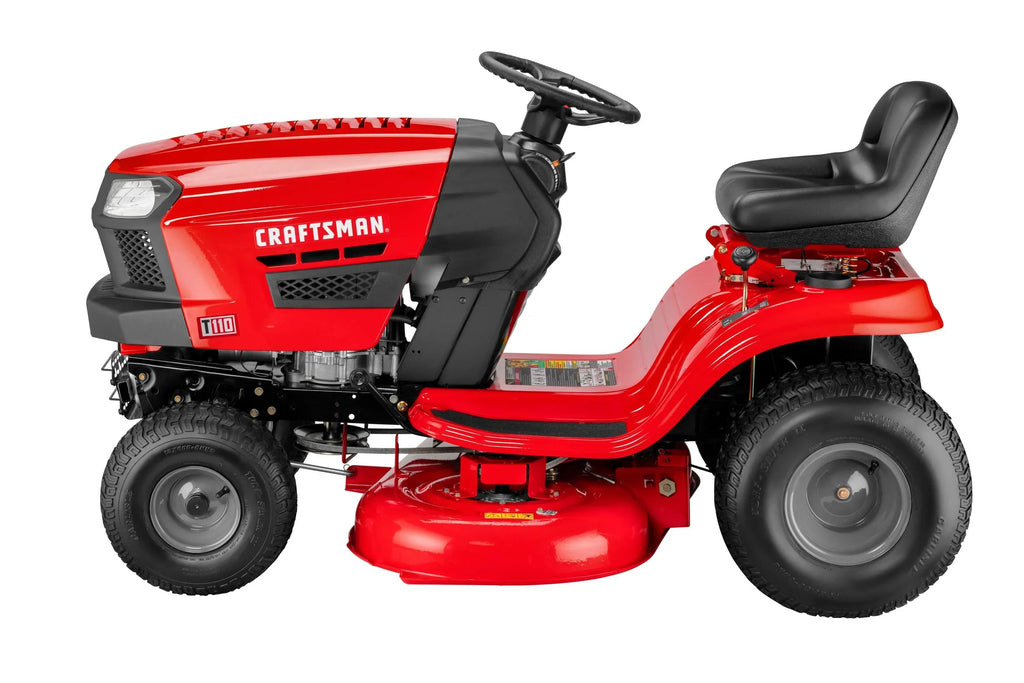 Craftsman T110 Riding Lawn Mower 42-in 17.5 HP Briggs & Stratton Engine 7-Speed Transmission - 13AN77XS093