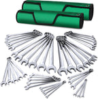 SK 42-Piece SAE And Metric Combination Wrench Set With SuperKrome Finish