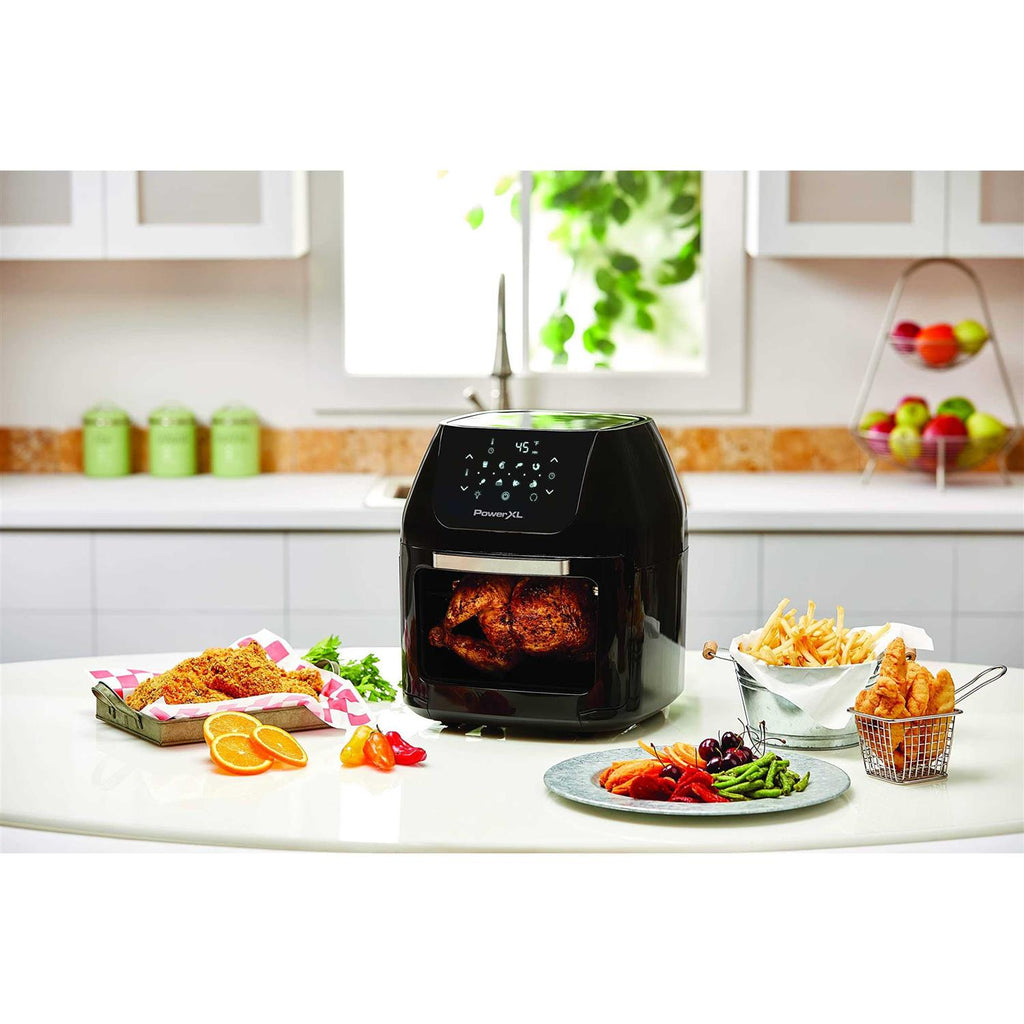 PowerXL Air Fryer Oven 10 Quart With Rotisserie And Food Dehydrator - XLT