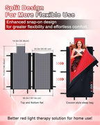 Red Light Therapy Mat, Medical-Grade TPU, 2570 LEDs, 73in x 33in - 2025