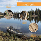 Lifetime Tamarack Angler 100 Fishing Kayak 2 Pack With Paddles - 90806