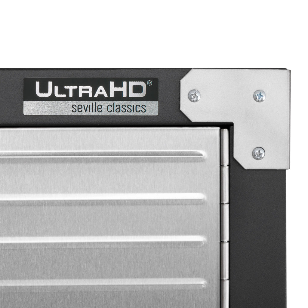 Seville Classics UltraHD Rolling Storage Cabinet, Granite, 36in W x 18in D x 72in H