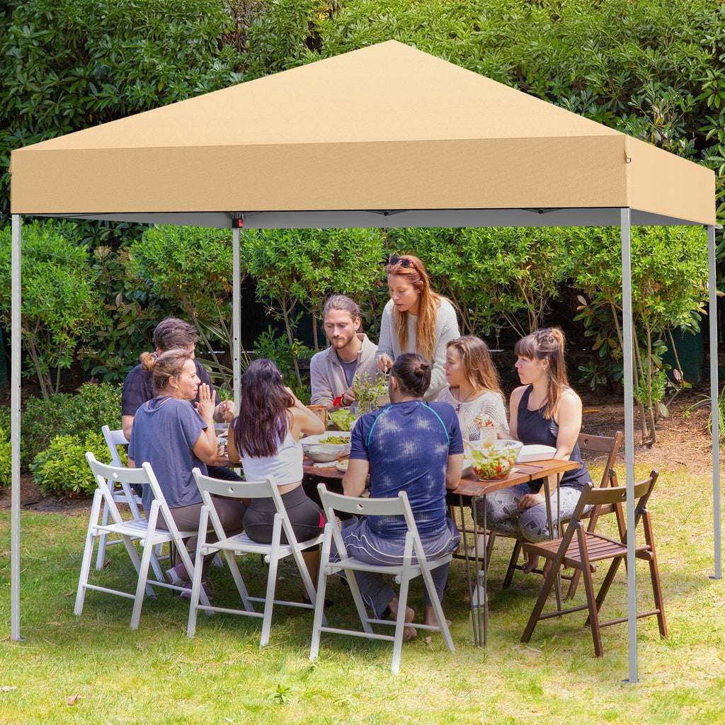 GVDV 10x10 ft Easy Pop Up Outdoor Canopy Tent - Blue