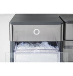 GE Profile Countertop Nugget Ice Maker With Side Tank, Stainless Steel, 33 lbs Daily Ice Production - Opal