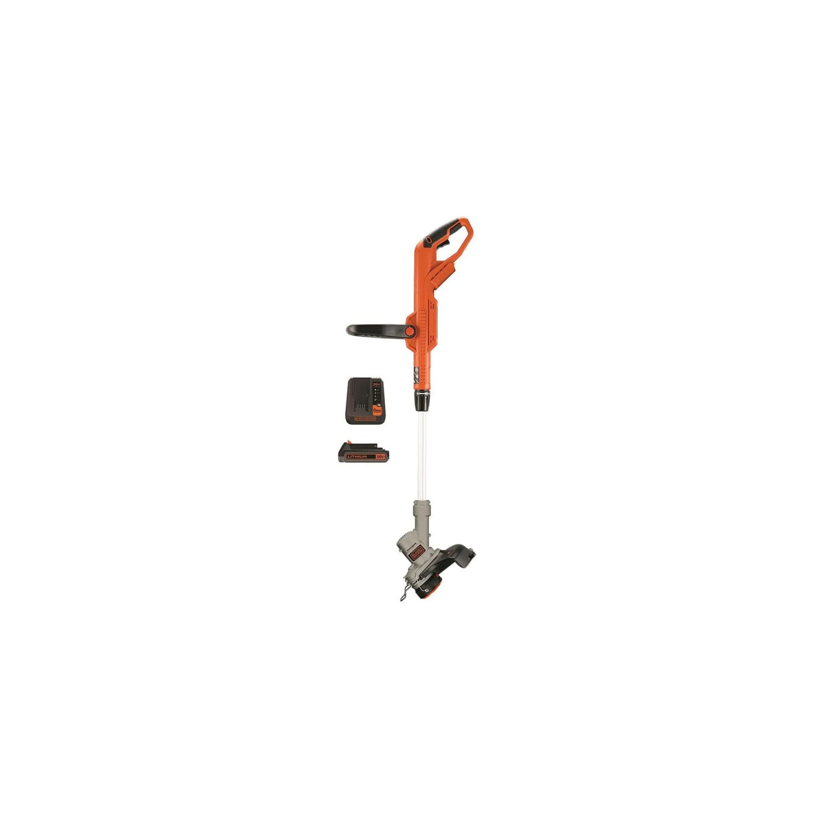 BLACK+DECKER 20V Cordless String Trimmer And Edger With 2Ah Lithium Ion Battery