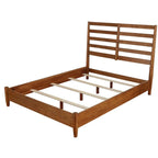 Home Square 4-Piece Set With Small TV Console, Full Wood Bed And Large Nightstand