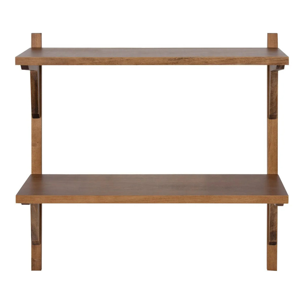 Mid-Century Wall Shelves, 24x8x24 Inch Decorative Wall-Mounted Storage And Display Shelving