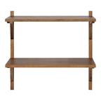 Mid-Century Wall Shelves, 24x8x24 Inch Decorative Wall-Mounted Storage And Display Shelving