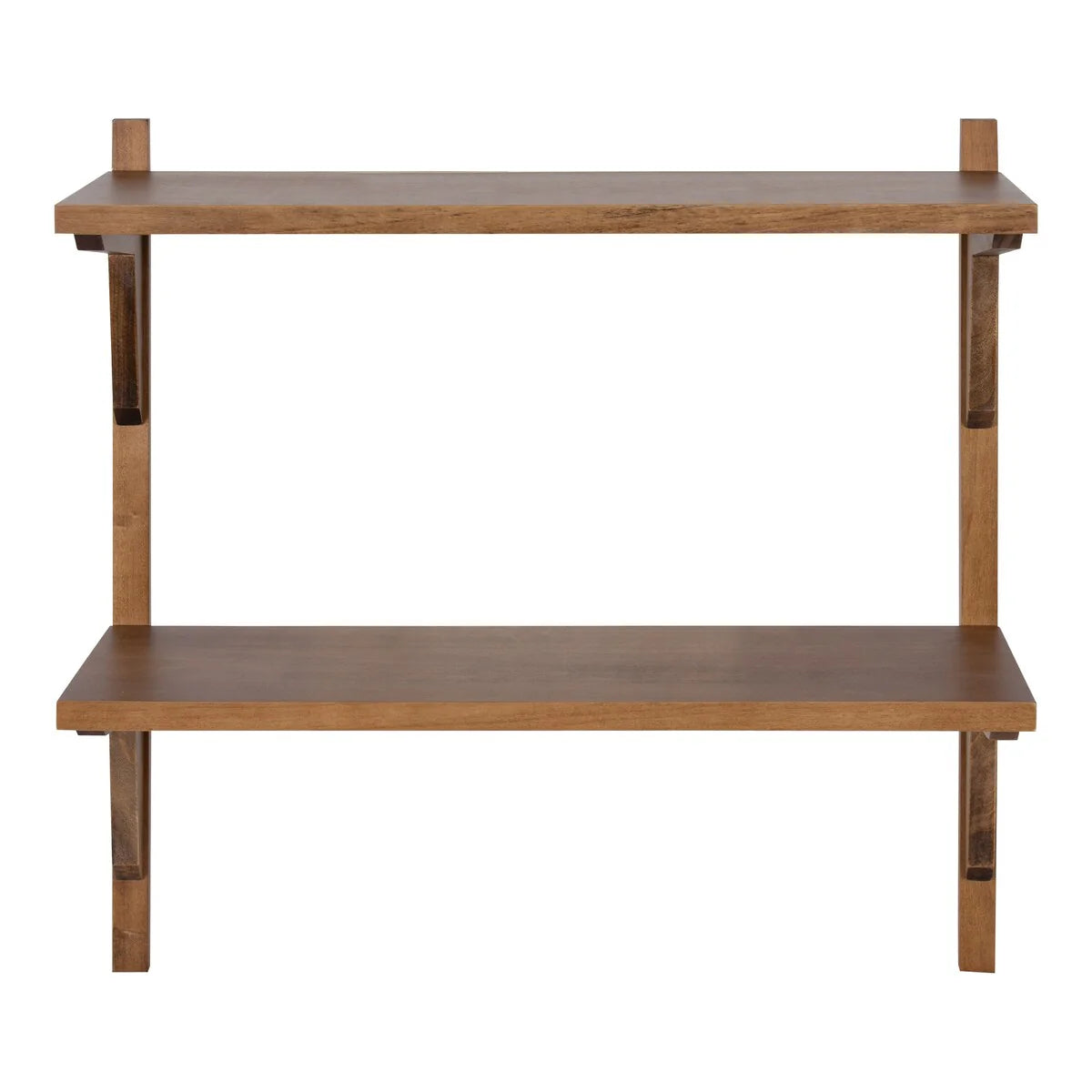 Mid-Century Wall Shelves, 24x8x24 Inch Decorative Wall-Mounted Storage And Display Shelving