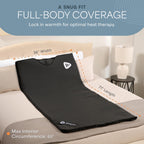 LifePro RejuvaWrap Infrared Sauna Blanket - 71 x 36 in, 9 Heat Levels