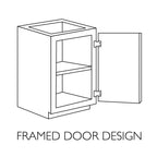 Design House Brookings Unassembled Shaker Base Kitchen Cabinet 36x34.5x24, White - 561407