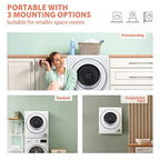 Euhomy Portable Clothes Dryer 110V 850W 1.5 cu.ft - Compact Laundry Dryer