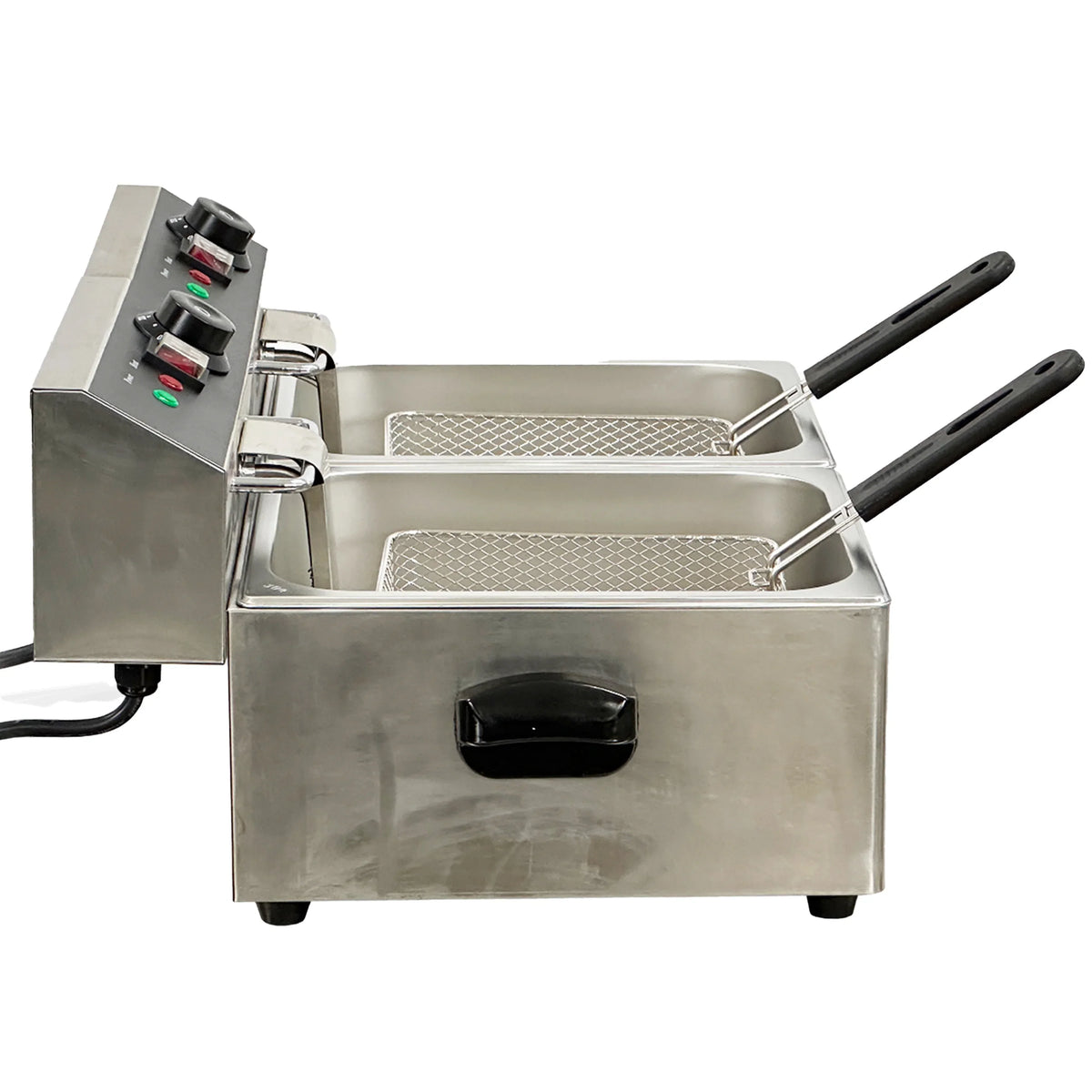 Commercial Electric Countertop Stainless Steel Deep Fryer 23 in 12L 2.5KW