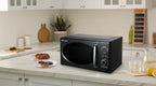 Emerson 0.9 Cu Ft 800W Retro Black Microwave Oven With Grill - MWRG0901BK