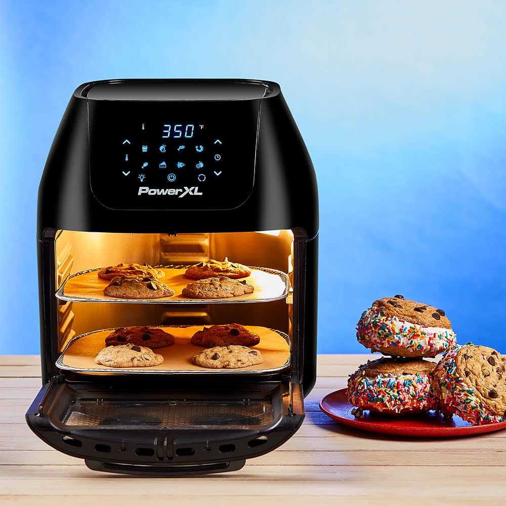 PowerXL Air Fryer Oven 10 Quart With Rotisserie And Food Dehydrator - XLT