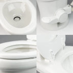 320 Series Standard Height RV Toilet - White