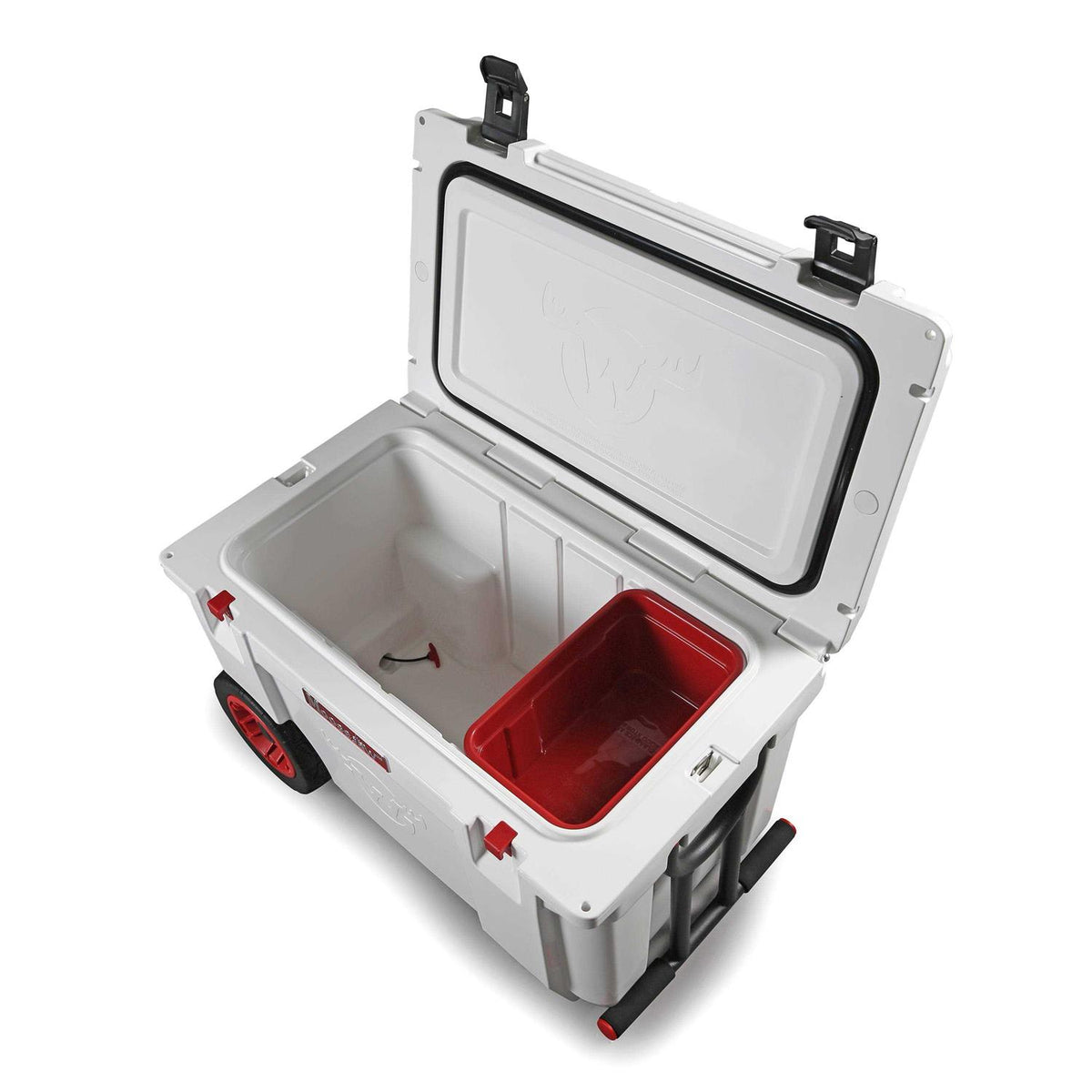Moosejaw Rolling Hard Cooler 55 Quart Snow - Ice Fort