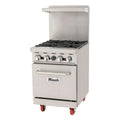 Migali 24 inch 4 Burner Natural Gas Range - C-RO4-NG