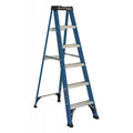 Louisville Ladder Fiberglass Step Ladder, 6-Foot, 10-Foot Reach, 225-lb Load Capacity - W-3217-06