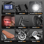 Electric Bike 2000W 37Mph 20in Fat Tires - Q20