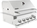 Spire 5 Burner Built-In Propane Gas Grill, Stainless Steel, 30 Inch, 750 SQ In, 63,000 BTUs - 740-0788P