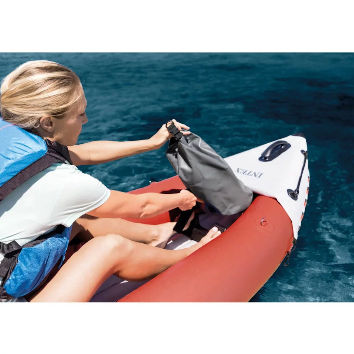 Intex Excursion Pro And Explorer K2 2-Person Inflatable Kayak Bundle With Oars And Pump