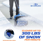 Snow Joe Cordless Electric Snow Shovel Kit, 13 inch Clearing Path, 24V 4.0-Ah Battery - 24V-SS13-TV1