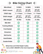 JOYSTAR Little Daisy Girls' Bike, 14 Inch, Pink With Training Wheels