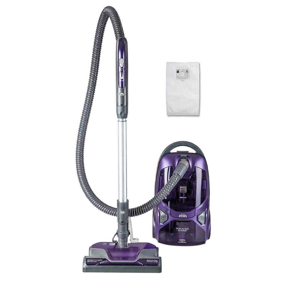 Kenmore 600 Series Bagged Canister Vacuum With Pet PowerMate, Purple - 81615