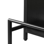 Dextrus 5 Tier Home Bar Unit With 43in Wine Cabinet, LED Lights, Wine Rack And Footrest - Black