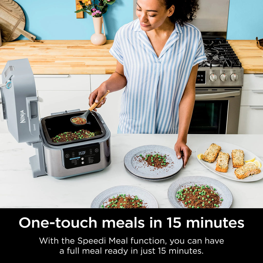 Ninja Speedi Rapid Cooker & Air Fryer, 6-Quart, Sea Salt Gray - SF301