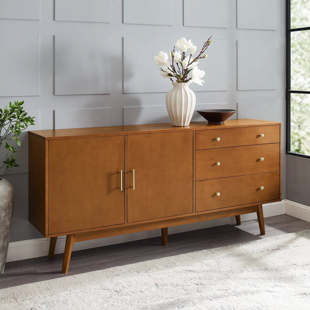 Manor Park 3-Drawer 2-Door Acorn Sideboard - Vincent
