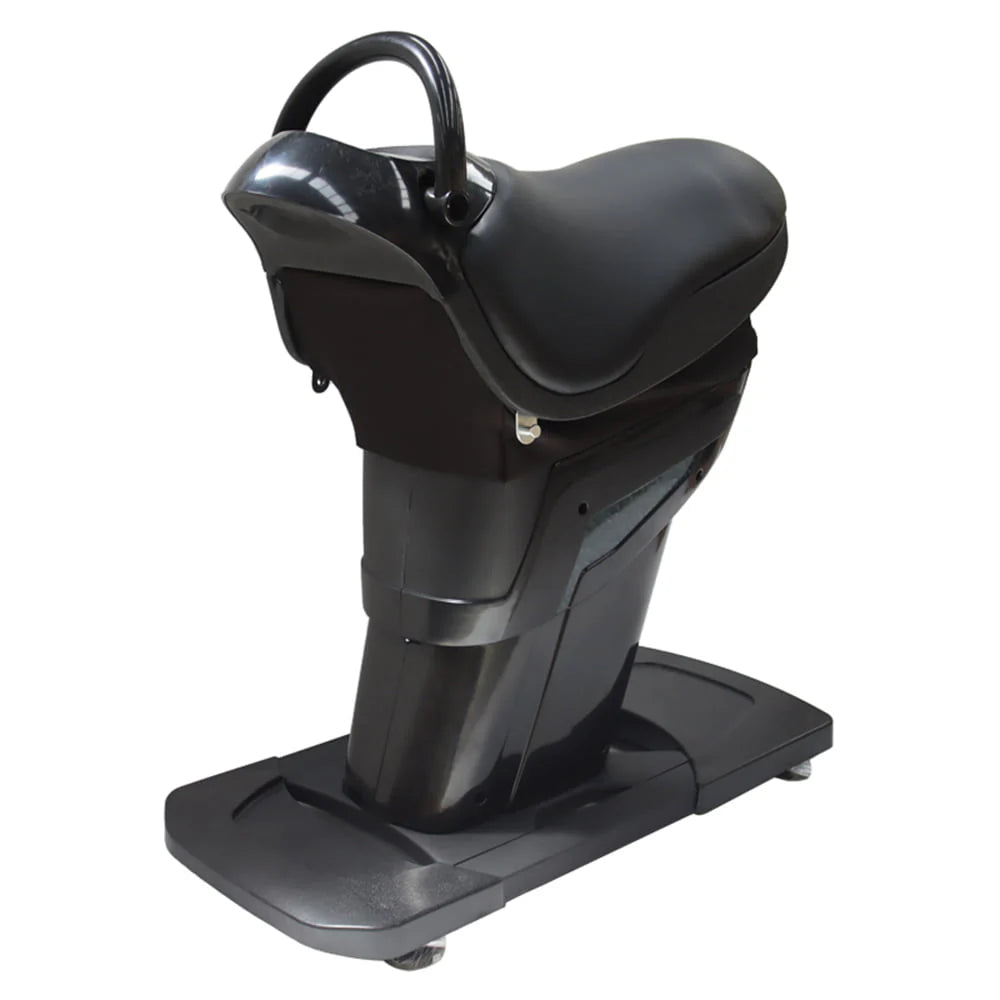 EQCOTWEA Electric Horse Riding Machine, 200w, 4 Modes, Black