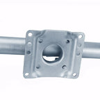 1000 lb Boat Trailer Tongue Jack With Swivel Wheel - Zinc-Plated Finish