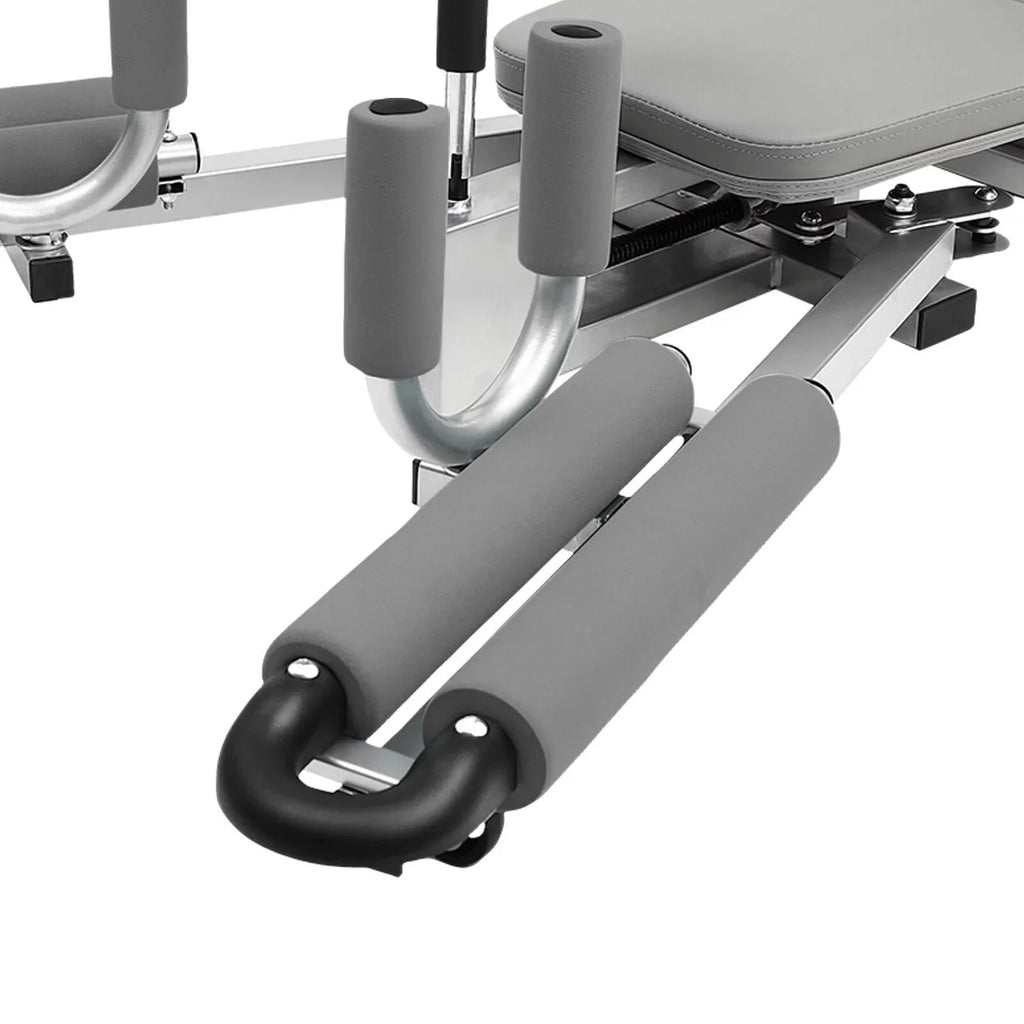 Leg Stretcher Training Machine, Steel, Gray, 330 lbs Capacity